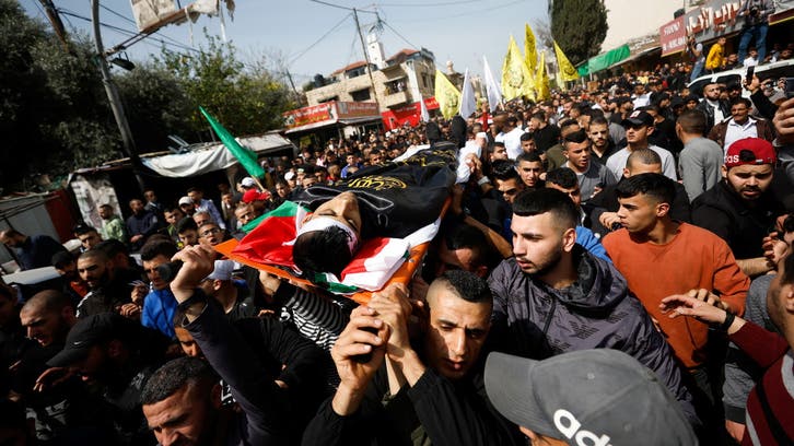 Funeral held for two Palestinians killed in West Bank raid