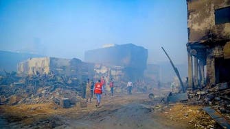 Huge fire destroys Somaliland market