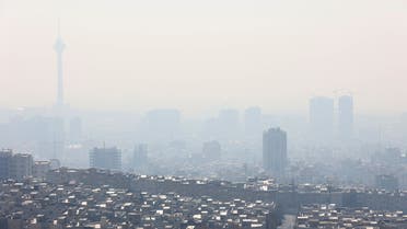 A general view of Tehran city following the increase in air pollution in Tehran, Iran, November 24, 2021. Majid Asgaripour/WANA (West Asia News Agency) via REUTERS ATTENTION EDITORS - THIS IMAGE HAS BEEN SUPPLIED BY A THIRD PARTY.