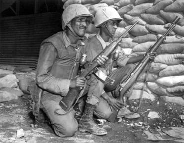 جنود إثيوبيون أرسلوا للمشاركة إلى جانب الأميركيين في الحرب الكورية