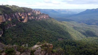 The landslide took place in the Blue Mountains, New South Wales, Australia. File photo taken on February 1, 2021. (Reuters)
