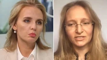 The EU and U.S. are weighing up sanctioning Russian President Vladimir Putin's two publicly acknowledged daughters, Maria Vorontsova, 37, (left) and Katerina Tikhonova, 35 (right).
