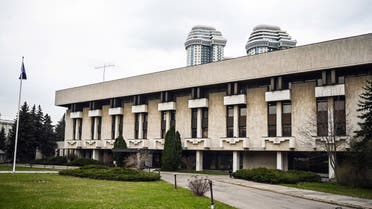 This general view taken on April 20, 2021 shows Bulgarian embassy in Moscow after Russia's Foreign Ministry had expelled two Bulgarian diplomats in a tit-for-tat move after Sofia kicked out two Russian diplomats over a suspected spy network. Bulgaria last month expelled the diplomats after prosecutors said six people had been arrested on suspicion of spying for Russia, including several defence ministry officials in the EU and NATO member state. / AFP / Alexander NEMENOV