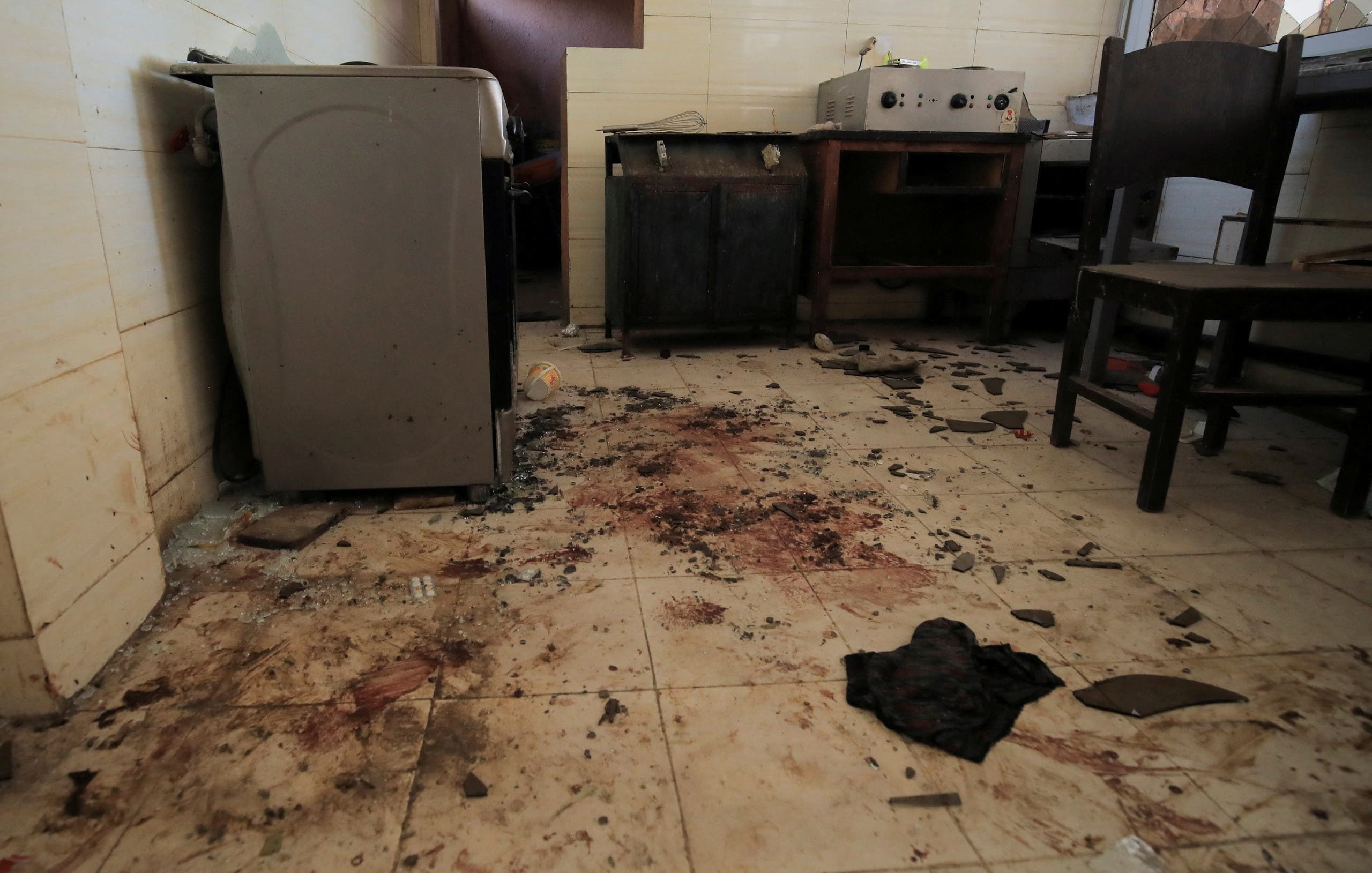 آثار الدماء في فندق في أمهرة شهد قتالاً مع قوات تيغراي