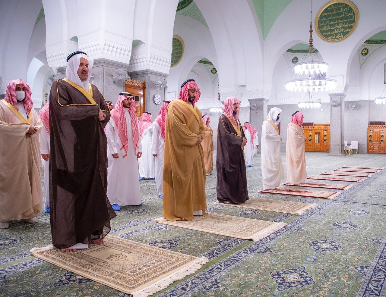 محمد بن سلمان يعلن إطلاق مشروع الملك سلمان لتوسعة قباء 2 ولي العهد السعودي الأمير محمد بن سلمان
