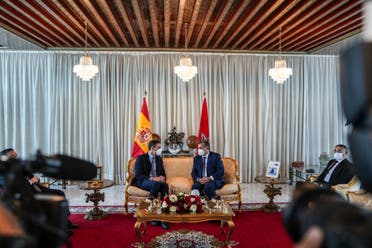 رئيسا وزراء المغرب واسبانيا