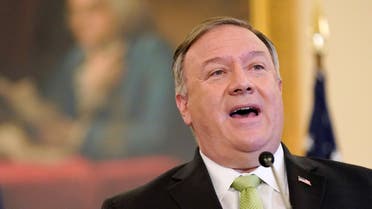 U.S. Secretary of State Mike Pompeo speaks during a news conference to announce the Trump administration's restoration of sanctions on Iran, at the U.S. State Department in Washington, U.S., September 21, 2020. (Reuters)
