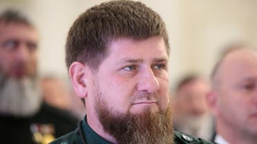 FILE PHOTO: Re-elected head of the Chechen Republic Ramzan Kadyrov attends an inauguration ceremony in Grozny, Russia October 5, 2021. REUTERS/Chingis Kondarov/File Photo