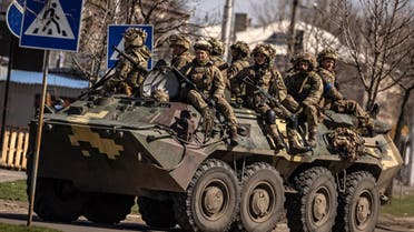 قوات أوكرانية في دونباس شرق أوكرانيا (فرانس برس)