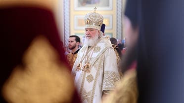 Patriarch Kirill of Moscow and All Russia conducts a service to consecrate the renovated Cathedral of the Nativity of the Blessed Mother of God in Rostov-on-Don, Russia October 27, 2019. (File photo: Reuters)