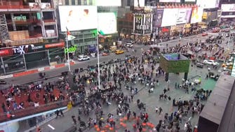 Manhole explosion in New York’s Times Square triggers mass panic