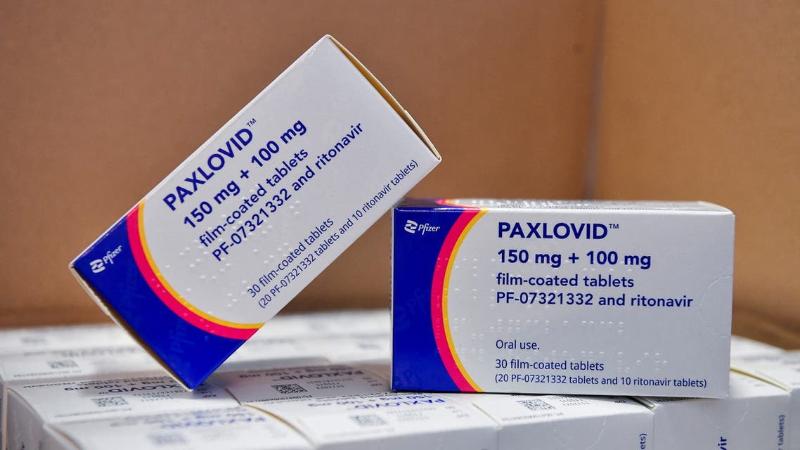 Coronavirus disease (COVID-19) treatment pill Paxlovid is seen in boxes, at Misericordia hospital in Grosseto, Italy, February 8, 2022. (Reuters)