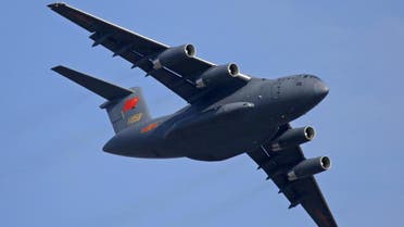 A Y-20 transport aircraft of the Chinese People's Liberation Army (PLA) Air Force performs during the 12th China International Aviation and Aerospace Exhibition, also known as Airshow China 2018, in Zhuhai city, southern China on Nov. 7, 2018. (File photo: AP)