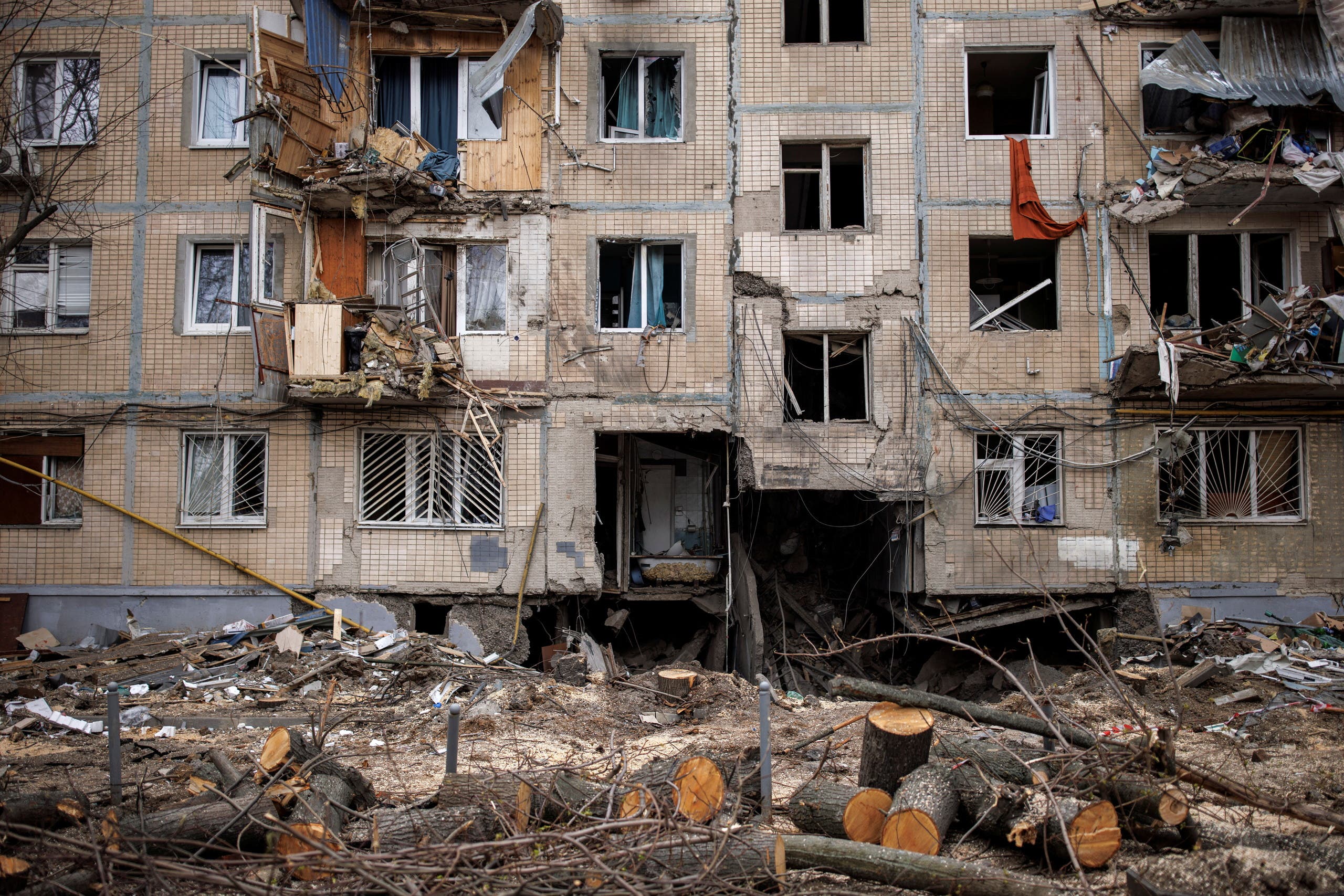 من الدمار في خاركيف (فرانس برس)