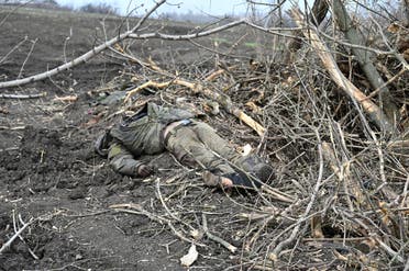جثة جندي روسي قتل في خاركيف