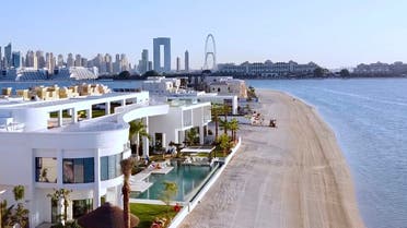An exterior photo of the Palm Jumeirah mansion believed to be Dubai's most expensive property. (Supplied) 