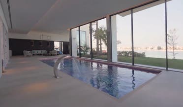 An indoor swimming pool at the Palm Jumeirah mansion believed to be Dubai's most expensive property. (Supplied)
