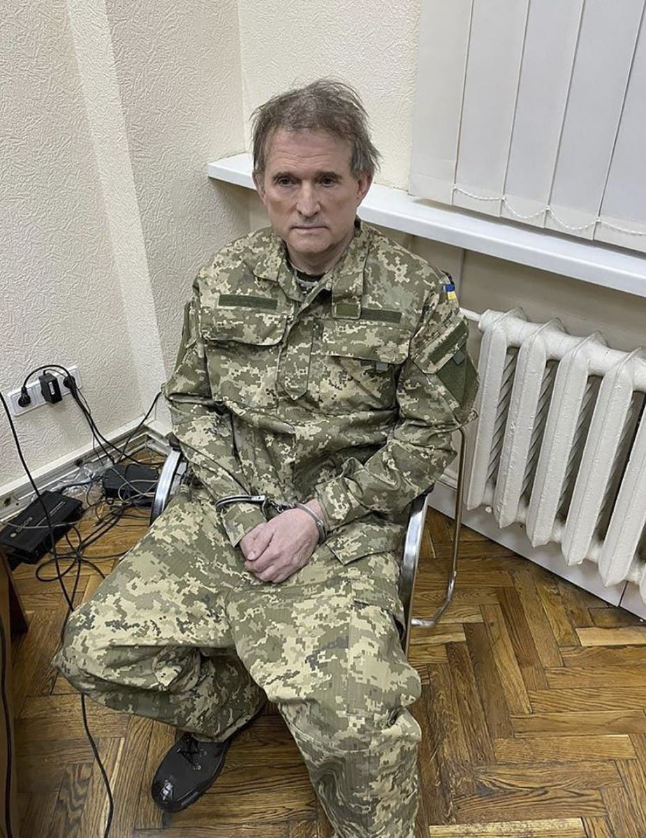 فيكتور ميدفيتشوك الذي تحتجزه السلطات الأوكرانية