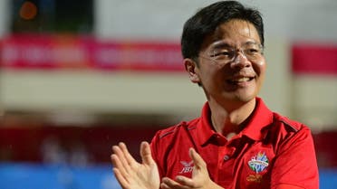 Singapore Minister Lawrence Wong seen in this picture at the Southeast Asian Games in 2015. (File photo: Reuters)