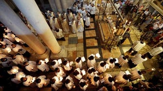 Thousands of Christian worshipers mark Easter in Jerusalem