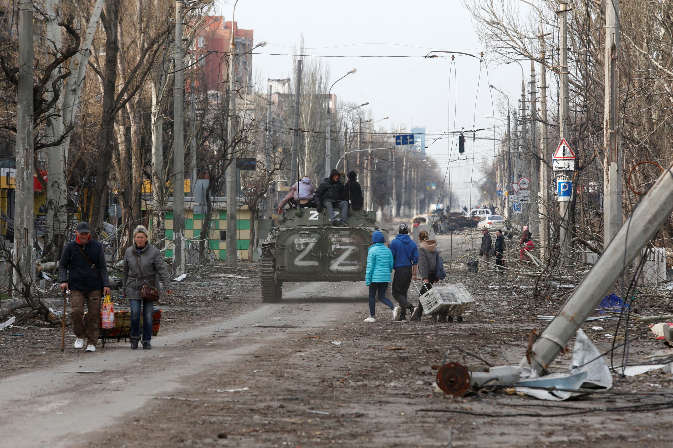 مشاهد الدمار من ماريوبول أوكرانيا