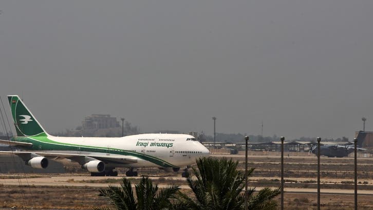 مطار بغداد يستأنف الرحلات الجوية بعد توقفها بسبب العاصفة الترابية