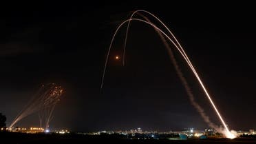  Israel's Iron Dome aerial defence system is launched to intercept a rocket launched from the Gaza Strip, controlled by the Palestinian Hamas movement, above the southern Israeli city of Ashdod, on May 11, 2021. (File photo: AFP)