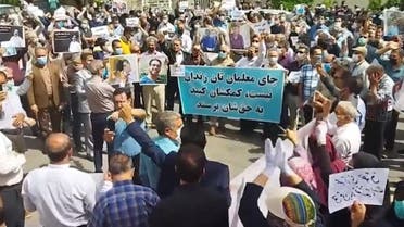 احتجاجات معلمي إيران ابريل 2022
