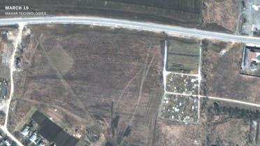 صور أقمار صناعية تظهر توسعا بمقبرة ضخمة في ماريوبول مارس 19