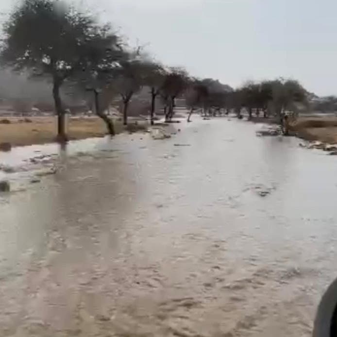 فيديو يوثق جريان السيول بعد أمطار الطائف