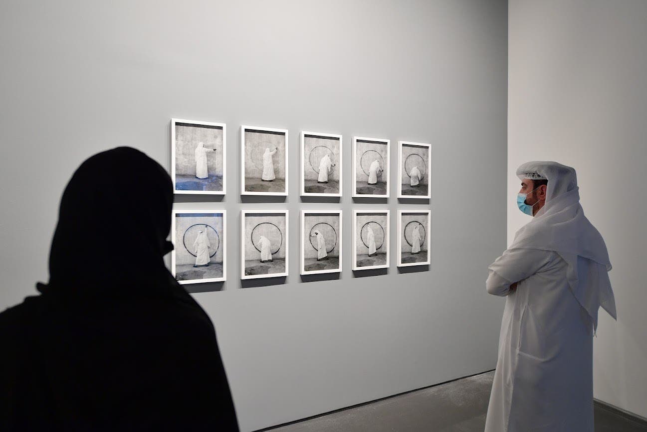The art shown in ‘Out of Range’ being exhibited at Warehouse421 in Abu Dhabi were done during al-Attar’s two years of ‘work from home’ during the pandemic. (Supplied)