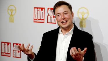 Tesla CEO Elon Musk arrives on the red carpet for the automobile awards Das Goldene Lenkrad (The golden steering wheel) given by a German newspaper in Berlin, Germany, November 12, 2019. (File photo: Reuters)