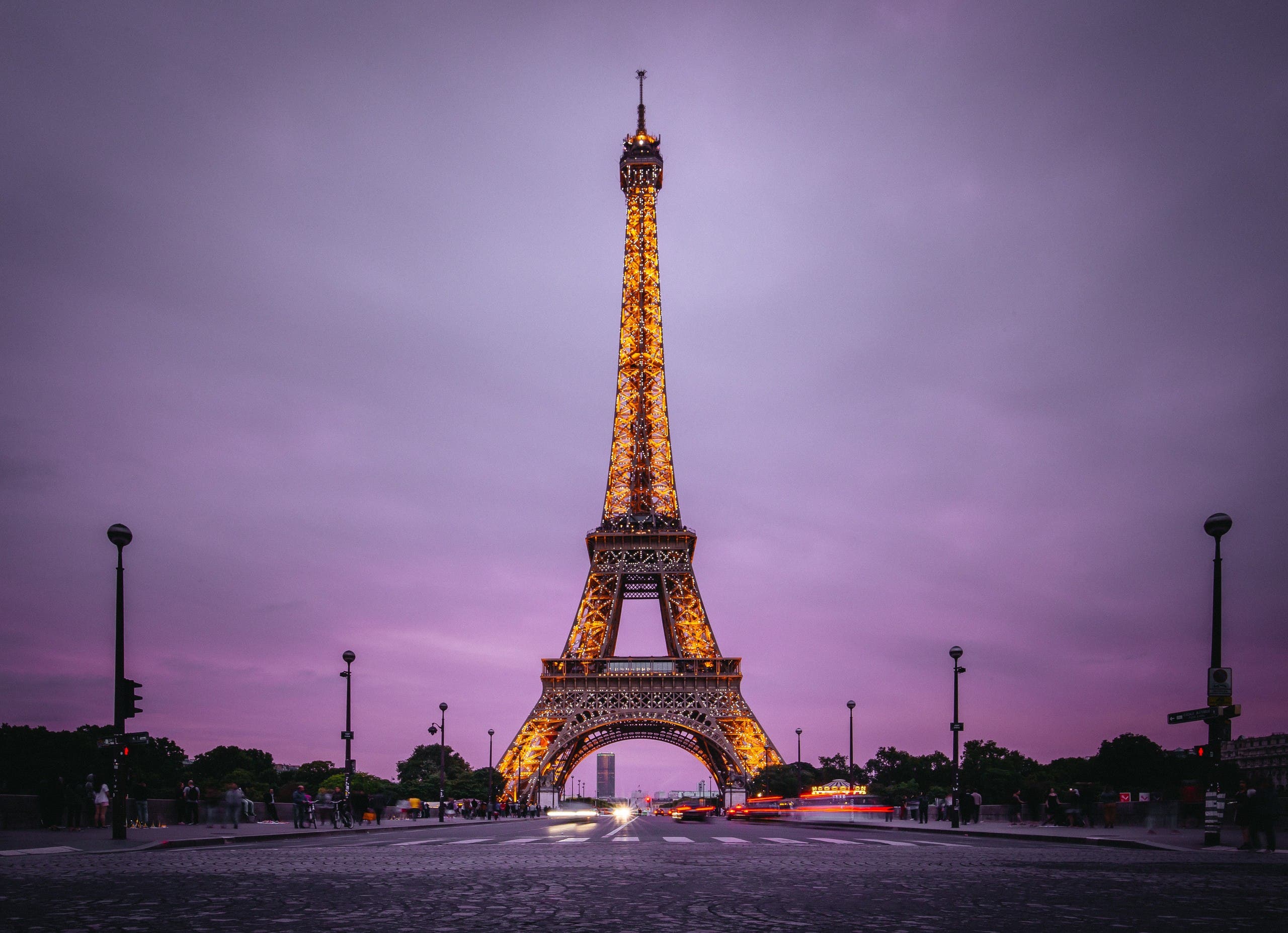 Eiffel tower, Paris, France. (Unsplash, Denys Nevozhai)