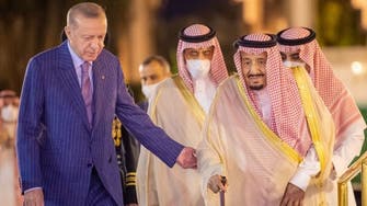 Saudi King, Crown Prince receive Turkey’s Erdogan during his first visit since 2017