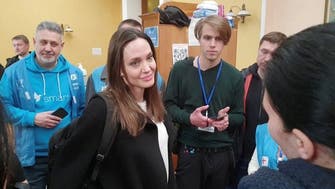 Hollywood’s Jolie makes surprise visit to war-torn Ukraine