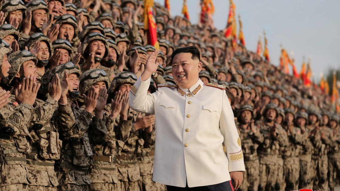 North Korean leader Kim Jong Un meets troops who have taken part in the military parade to mark the 90th anniversary of the founding of the Korean People's Revolutionary Army, in this undated photo released by North Korea's Korean Central News Agency (KCNA) April 29, 2022. (File photo: Reuters)