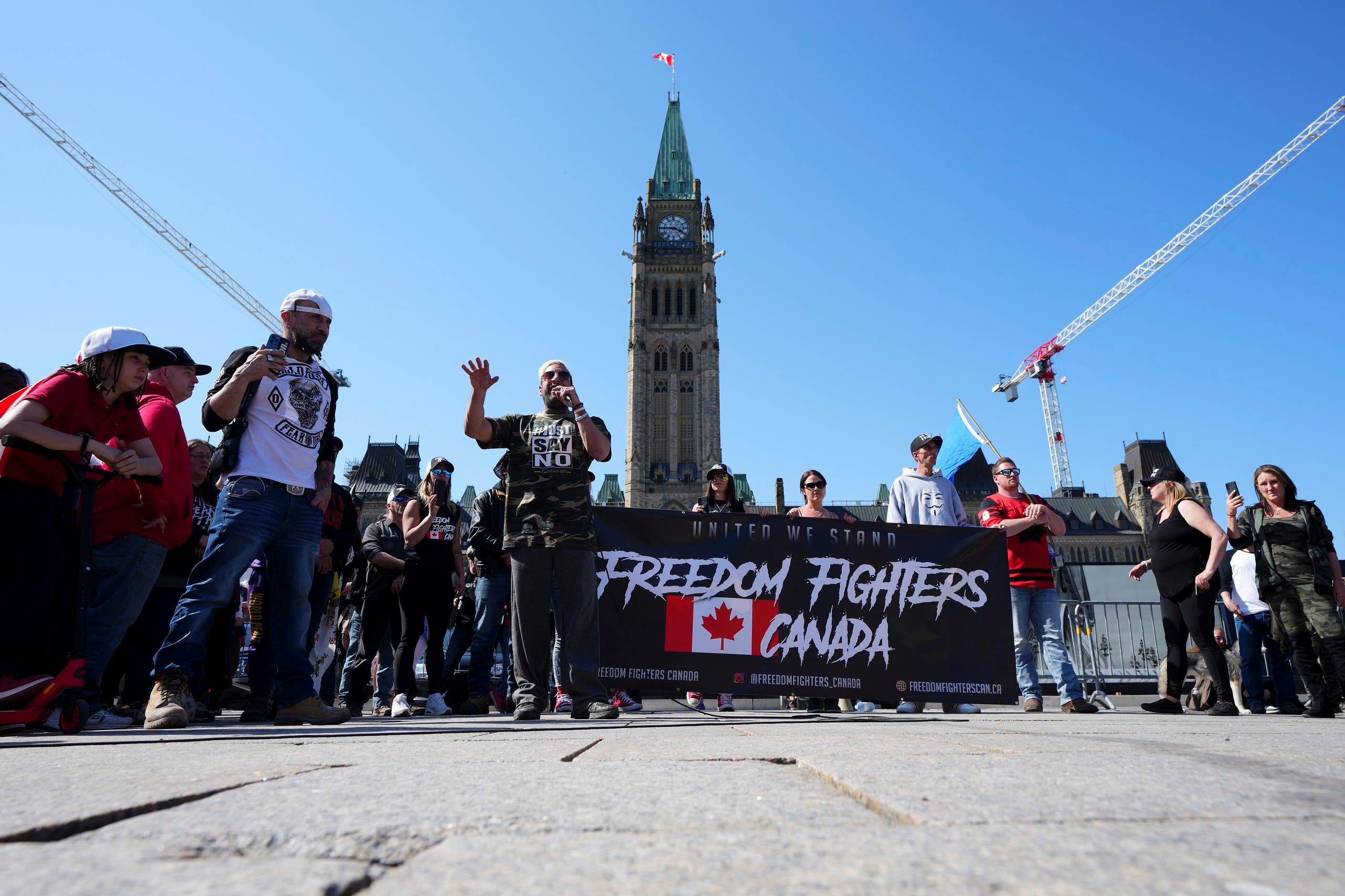 احتجاجات في كندا ضد إجراءات كورونا