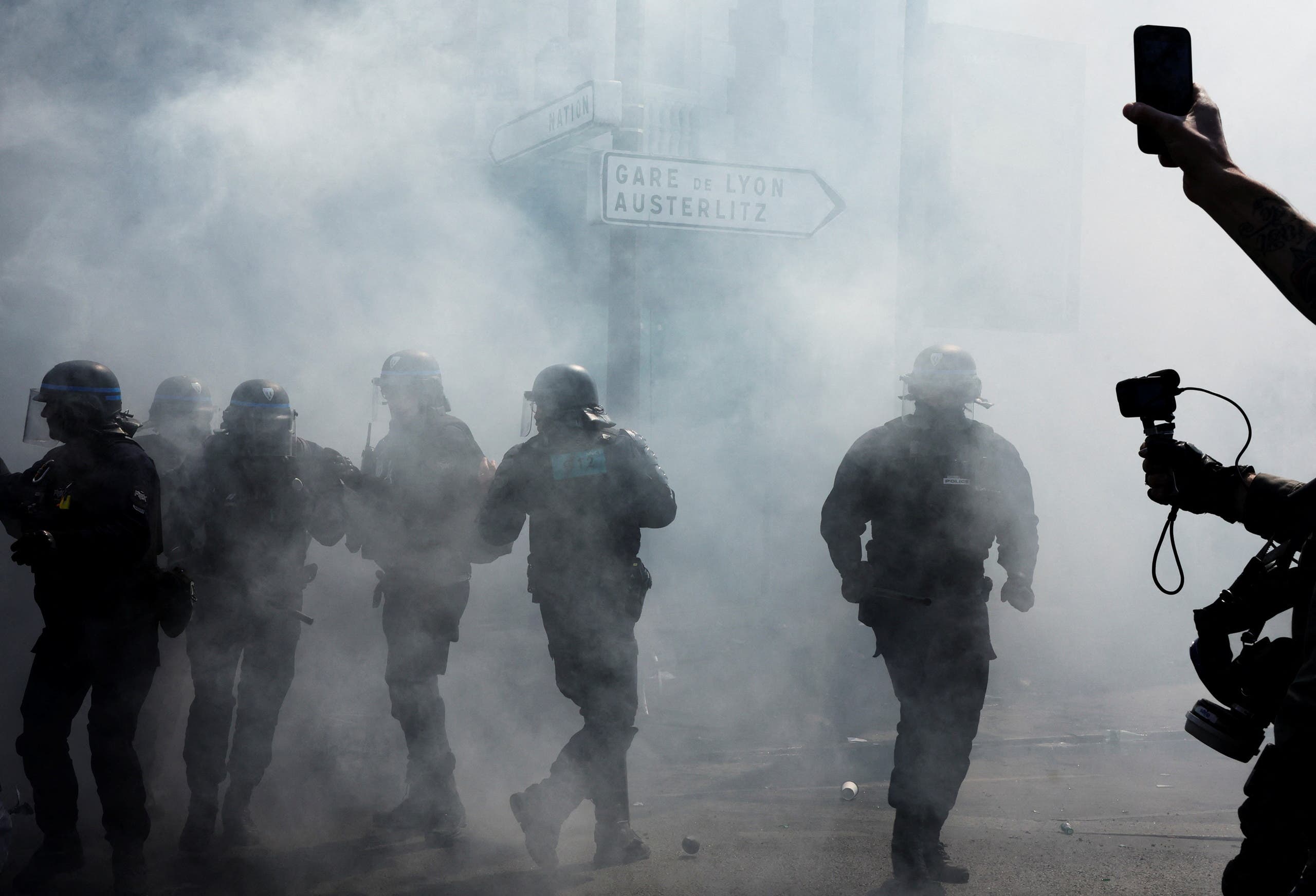 الشرطة تؤمن التظاهرات اليوم في باريس