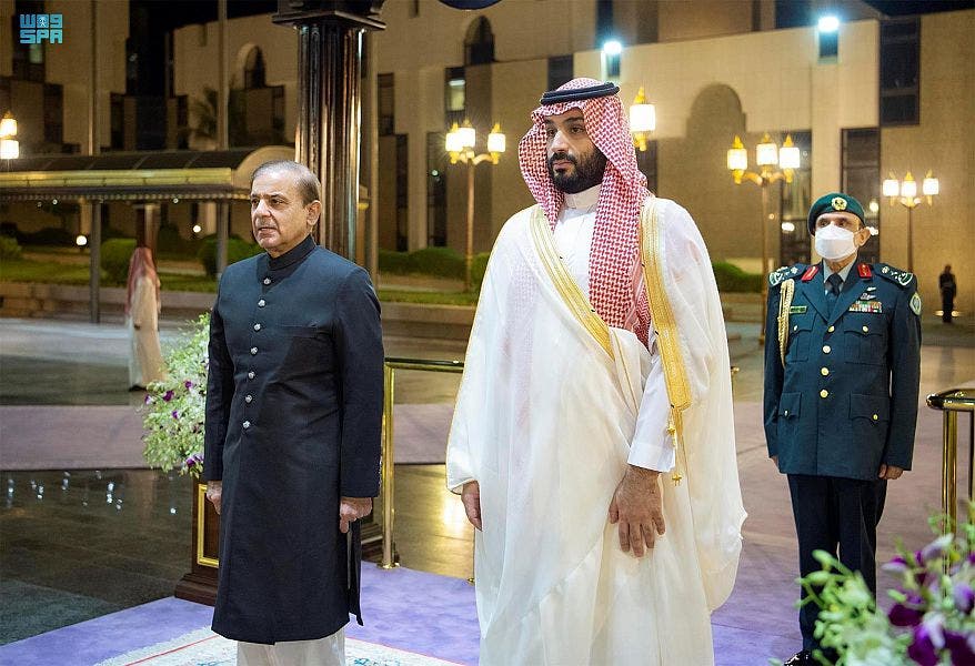 Saudi Crown Prince and Prime Minister of Pakistan (from SPA)