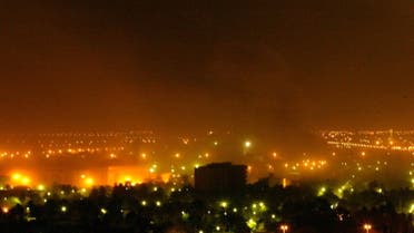 Smoke covers Baghdad following a reported missile attack late 20 March 2003. (File photo: Reuters)
