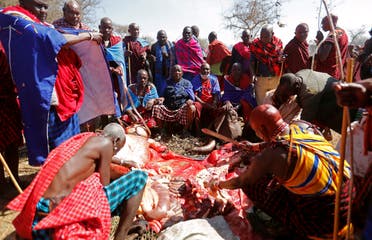 شعب ماساي في كينيا (أ ف ب)