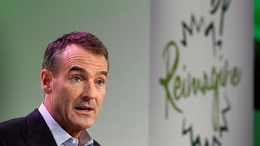 BP’s new Chief Executive Bernard Looney gives a speech in central London, Britain, on February 12, 2020. (Reuters)