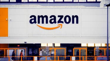 The logo of Amazon is seen at the company's logistics center in Bretigny-sur-Orge, near Paris, France, December 7, 2021. (File photo: Reuters)