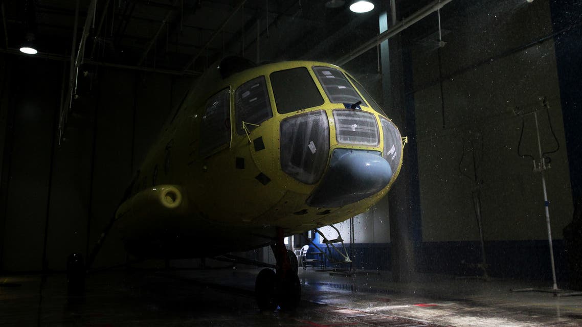 A Mi-17 helicopter is seen during the leak test at Kazan Helicopter Plant, a subsidiary of Russian Helicopters, in Kazan, Russia August 24, 2020. (File photo: Reuters)