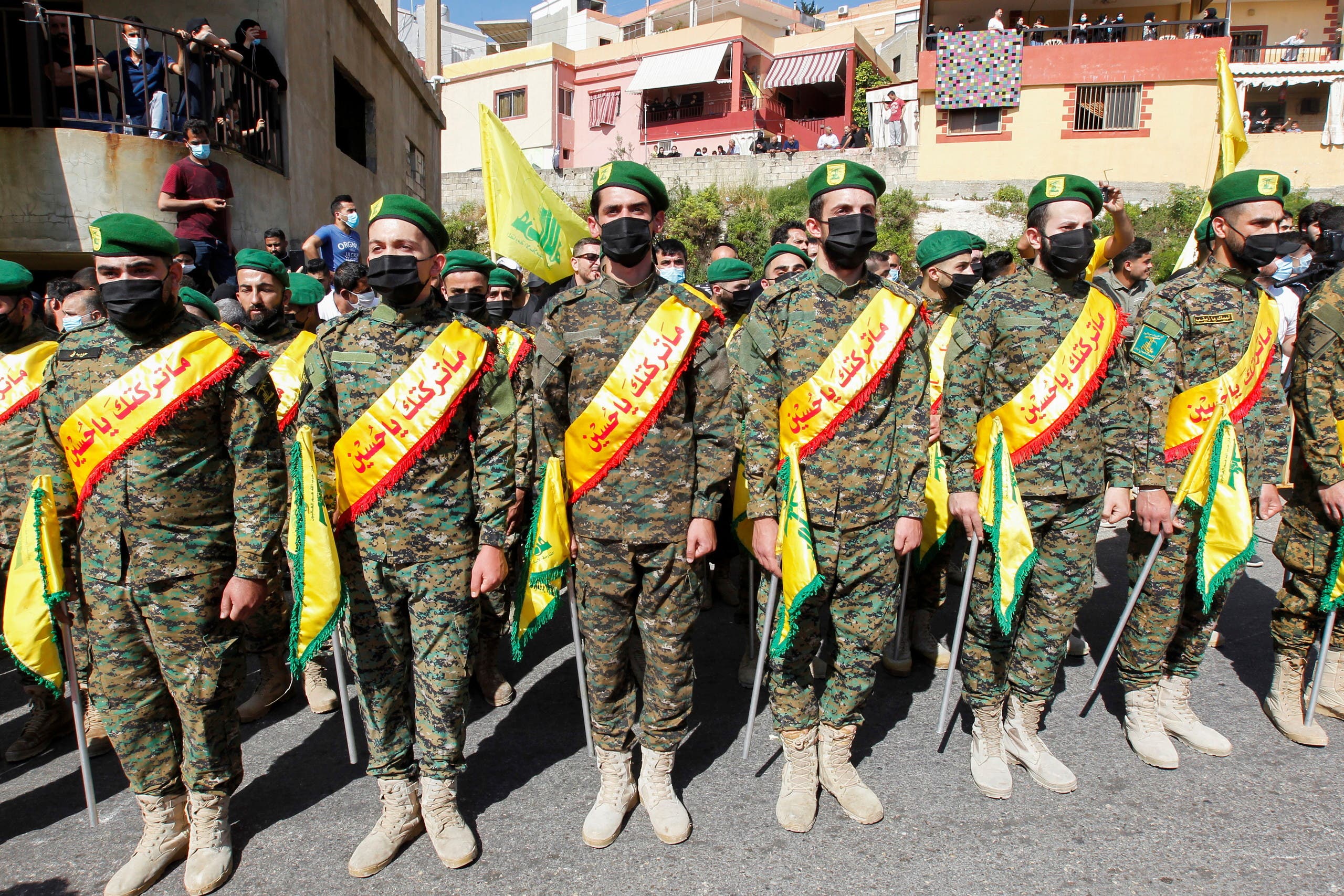 Members of Hezbollah in southern Lebanon