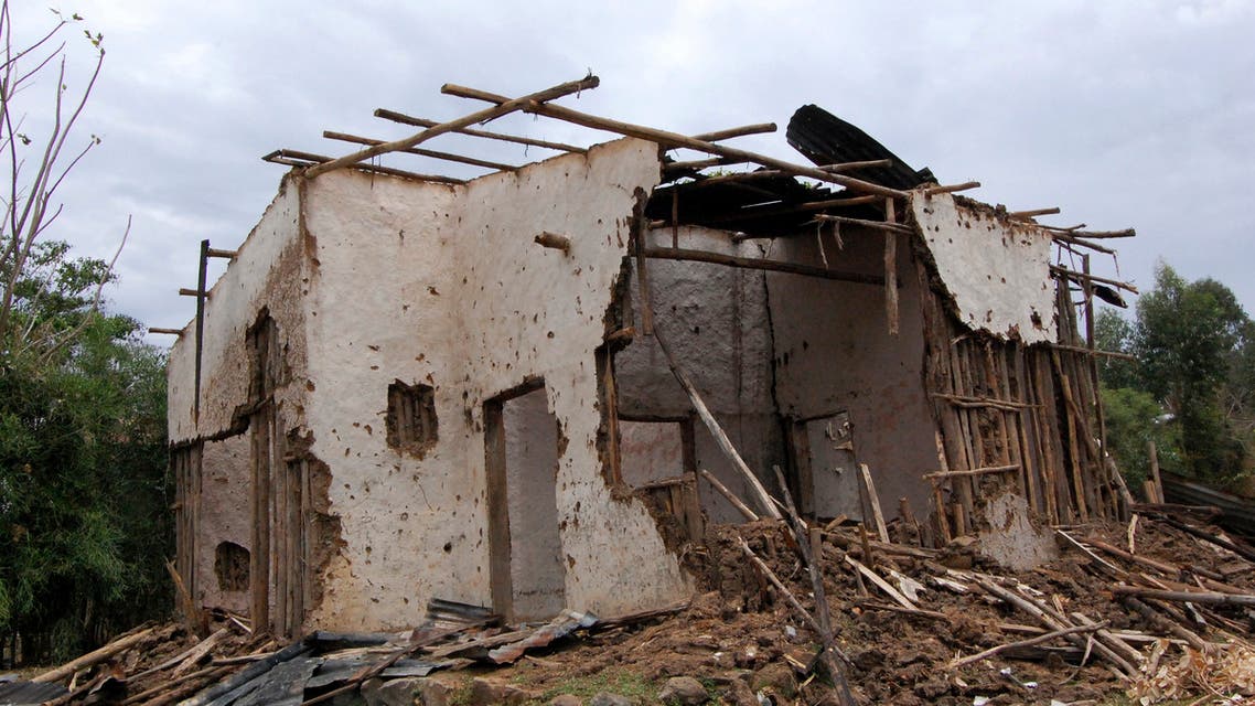 A destroyed Protestant church is seen in Asendabo, 300 km (200 miles) west of the capital Addis Ababa, March 16, 2011. (File photo: Reuters)