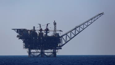 An Israeli gas platform is seen in the Mediterranean sea. (File photo: Reuters)