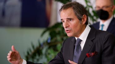 International Atomic Energy Agency (IAEA) Director General Rafael Grossi attends a news conference upon his arrival from Iran at Vienna International Airport in Schwechat, Austria, March 5, 2022. (File photo: Reuters)