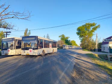ICRC evacuations in Mariupol, Ukraine. (Supplied)
