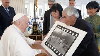 Vietnamese photographer gives Pope Francis famous ‘Napalm Girl’ picture